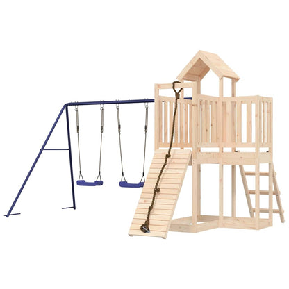 Set da Gioco da Esterno in Legno Massello di Pino | homemem39