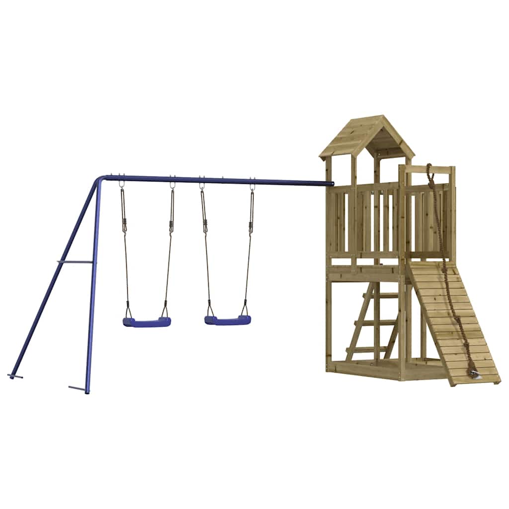 Set da Gioco da Esterno in Legno di Pino Impregnato | homemem39