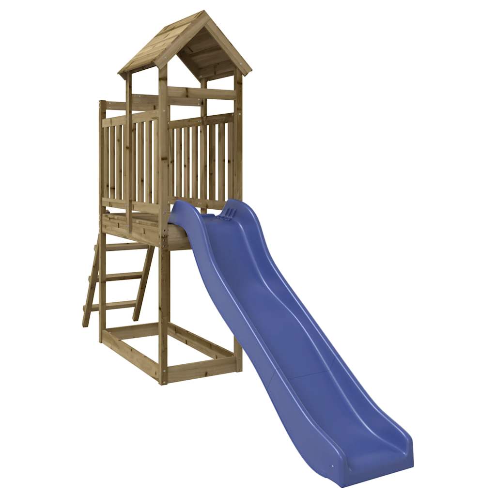 Set da Gioco da Esterno in Legno di Pino Impregnato | homemem39