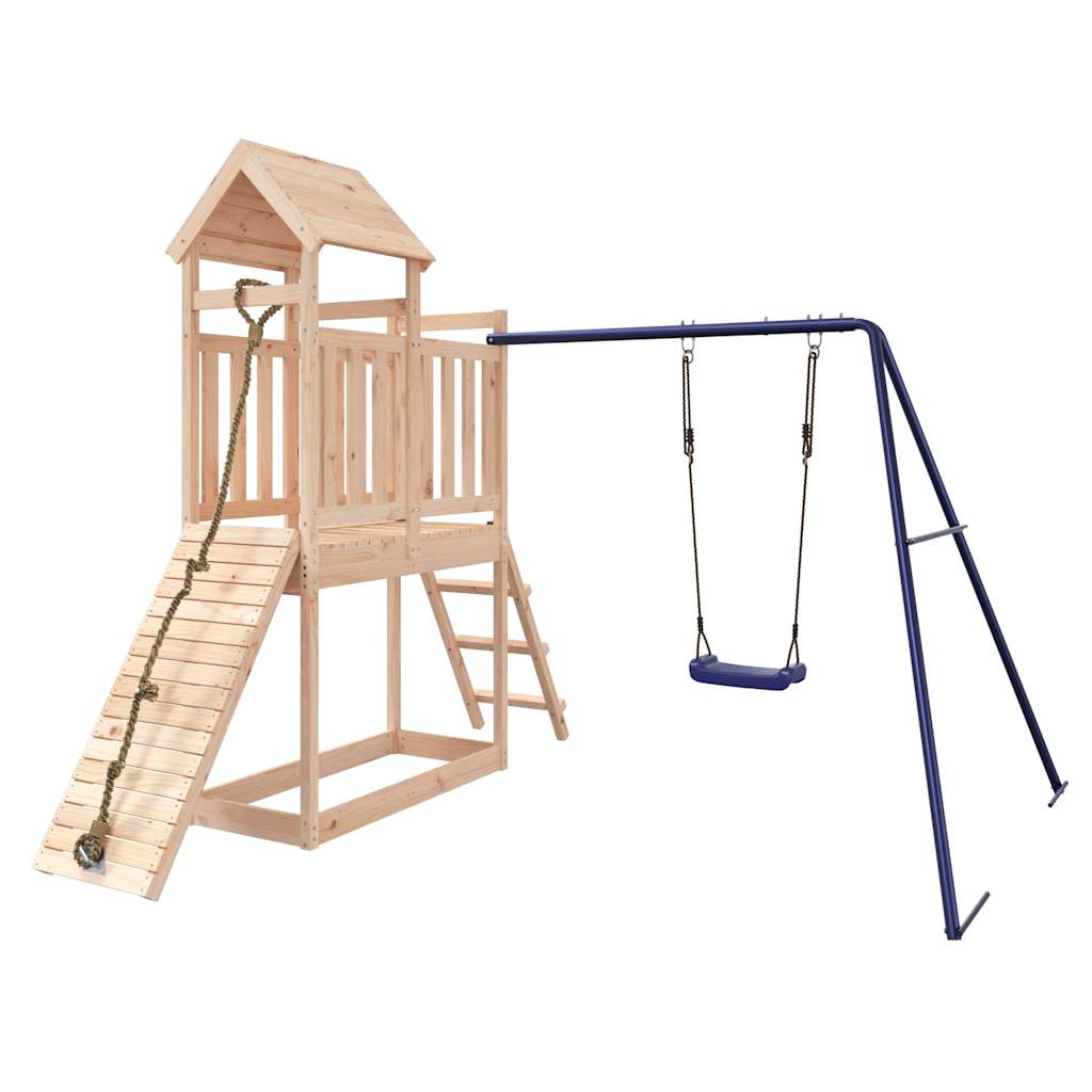 Set da Gioco da Esterno in Legno Massello di Pino | homemem39