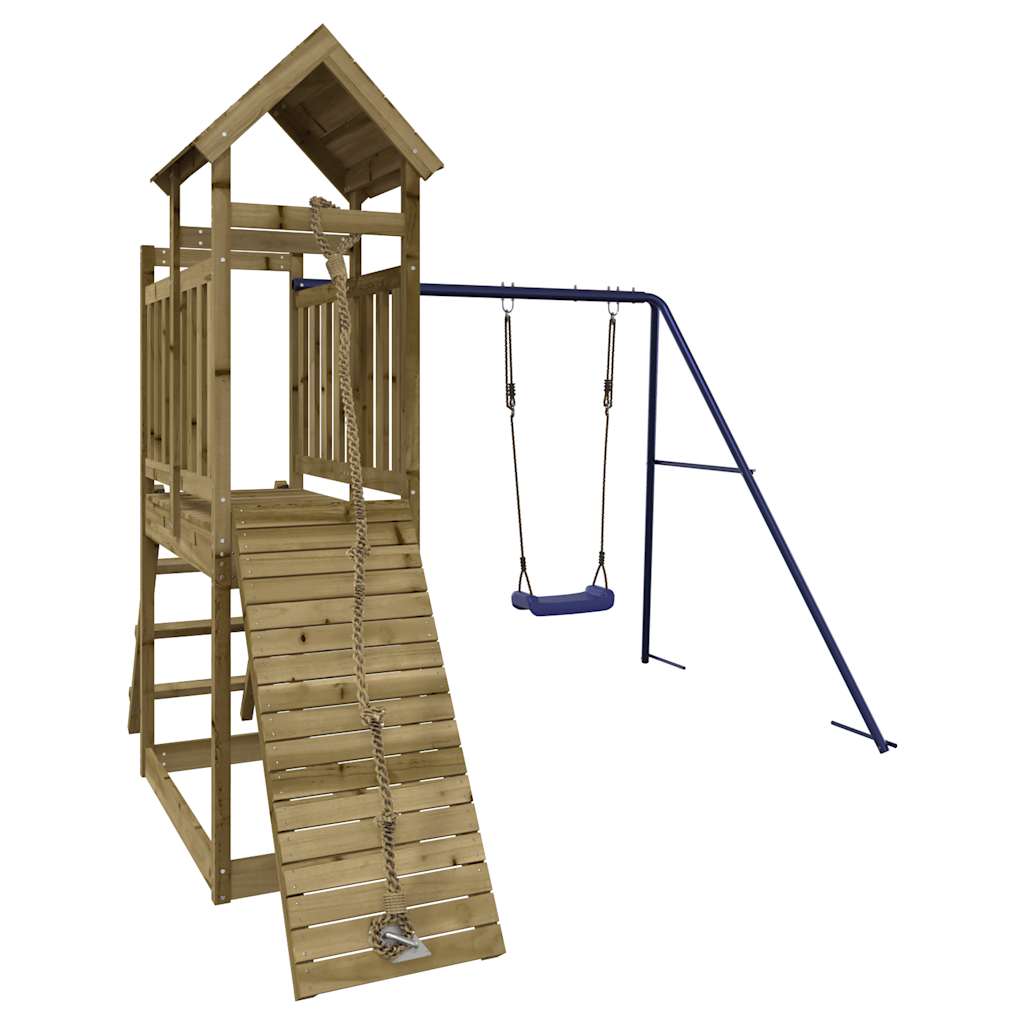 Set da Gioco da Esterno in Legno di Pino Impregnato | homemem39