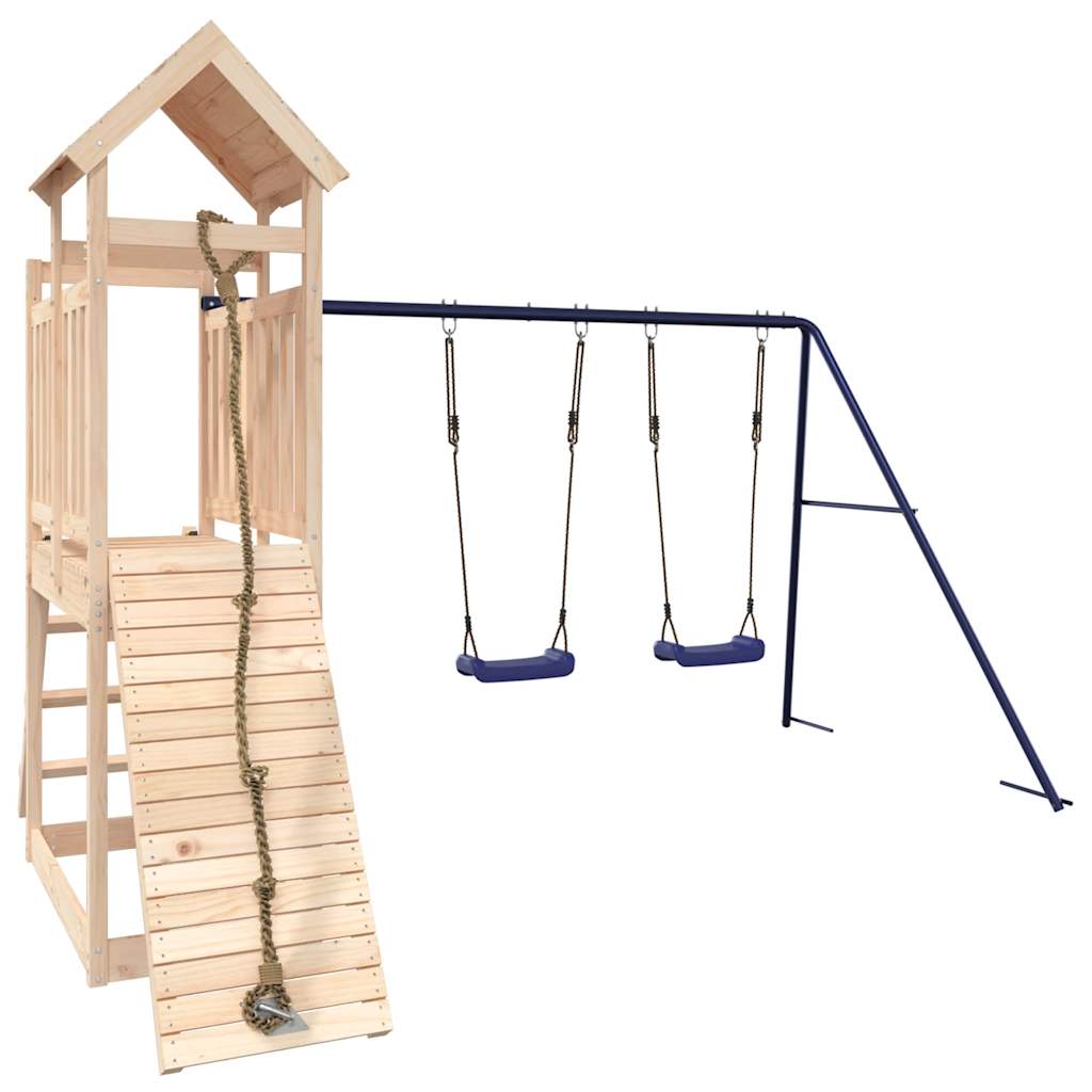 Set da Gioco da Esterno in Legno Massello di Pino | homemem39