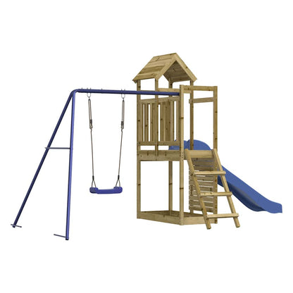 Set da Gioco da Esterno in Legno di Pino Impregnato | homemem39
