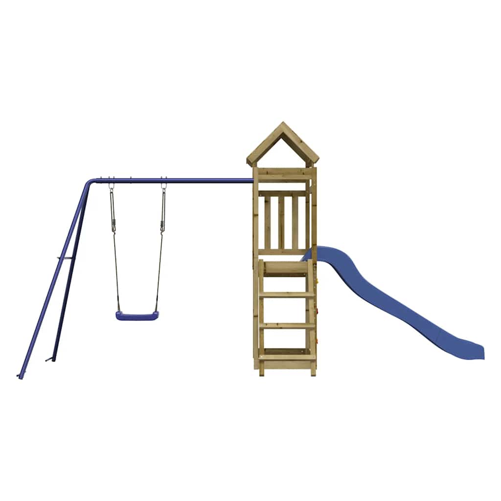 Set da Gioco da Esterno in Legno di Pino Impregnato | homemem39