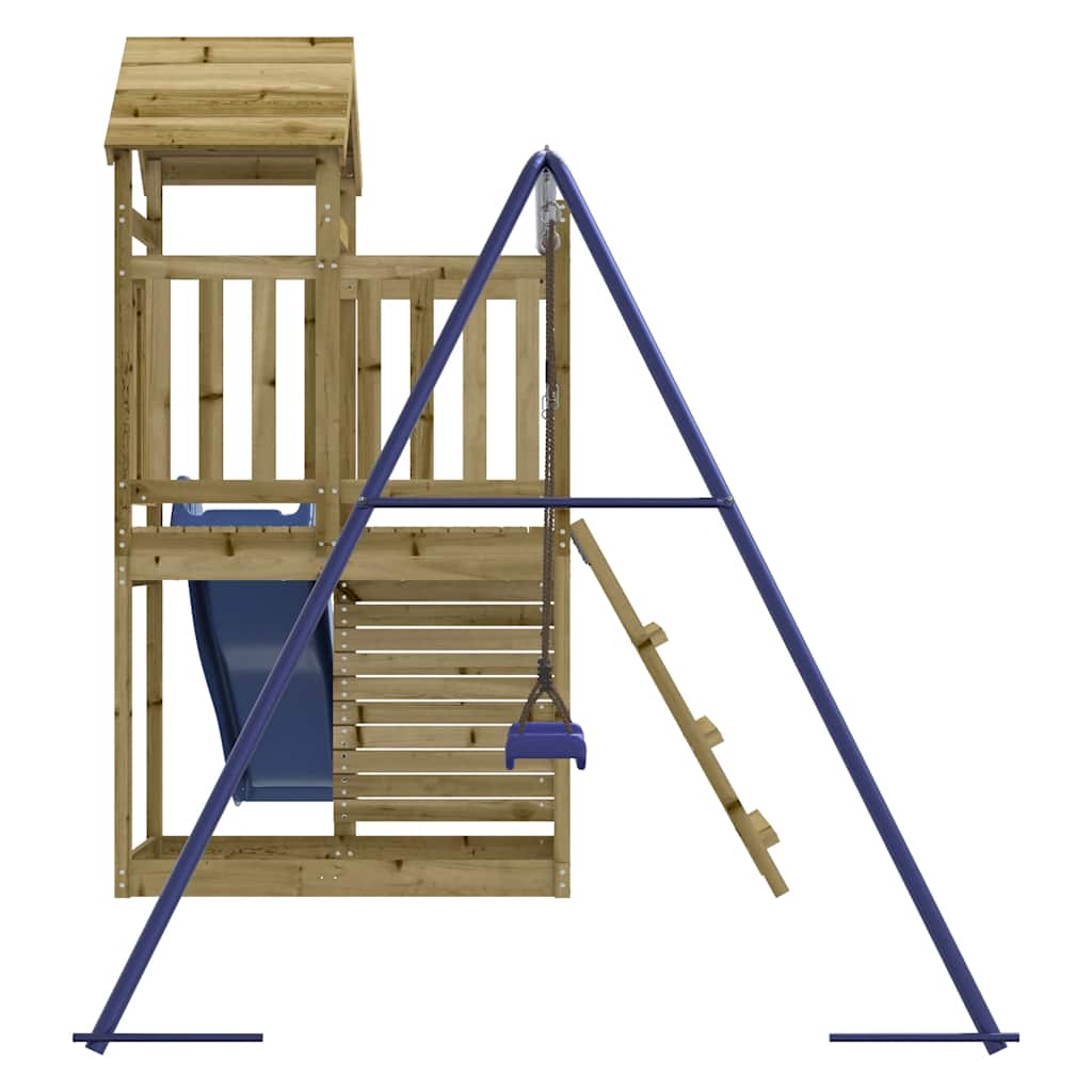 Set da Gioco da Esterno in Legno di Pino Impregnato | homemem39