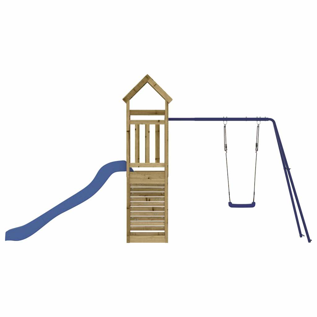 Set da Gioco da Esterno in Legno di Pino Impregnato | homemem39