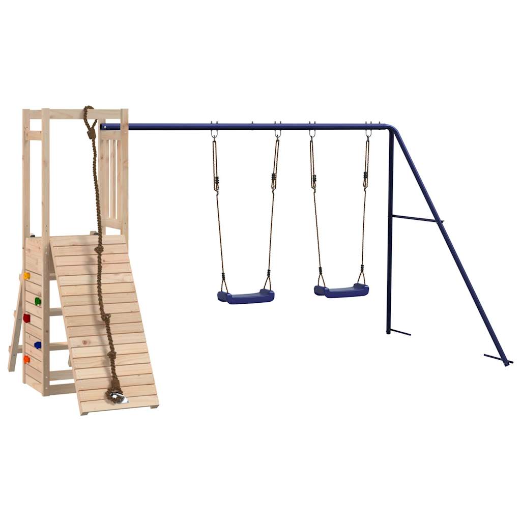 Set da Gioco da Esterno in Legno Massello di Pino | homemem39