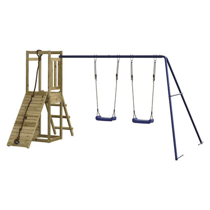 Set da Gioco da Esterno in Legno di Pino Impregnato | homemem39