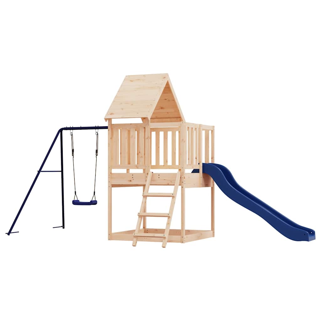 Set da Gioco da Esterno in Legno Massello di Pino | homemem39