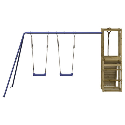 Set da Gioco da Esterno in Legno di Pino Impregnato | homemem39