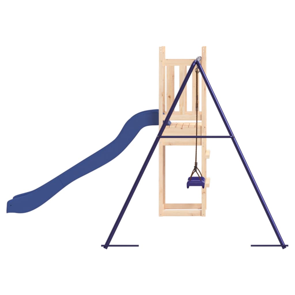 Set da Gioco da Esterno in Legno Massello di Pino - homemem39