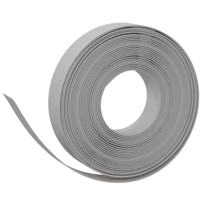 Bordature da Giardino 2 pz Grigie 10 m 10 cm in Polietilene | homemem39