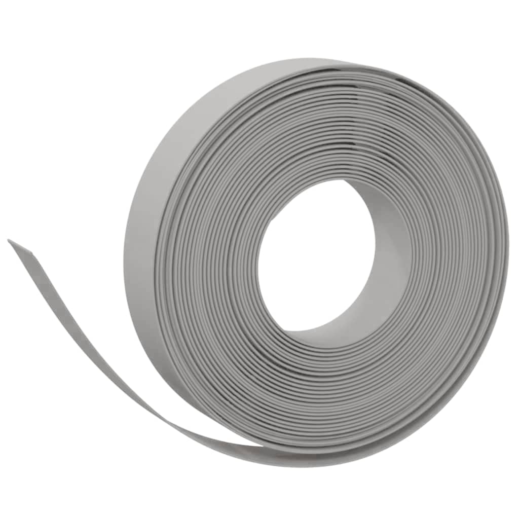 Bordature da Giardino 3 pz Grigie 10 m 10 cm in Polietilene | homemem39