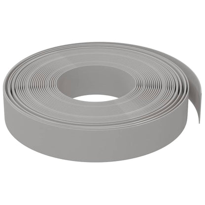 Bordature da Giardino 5 pz Grigie 10 m 10 cm in Polietilene | homemem39