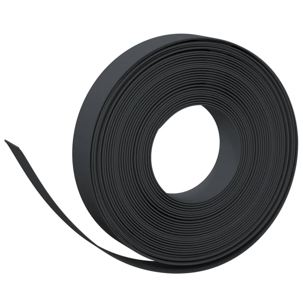 Bordature da Giardino 3 pz Nere 10 m 10 cm in Polietilene | homemem39