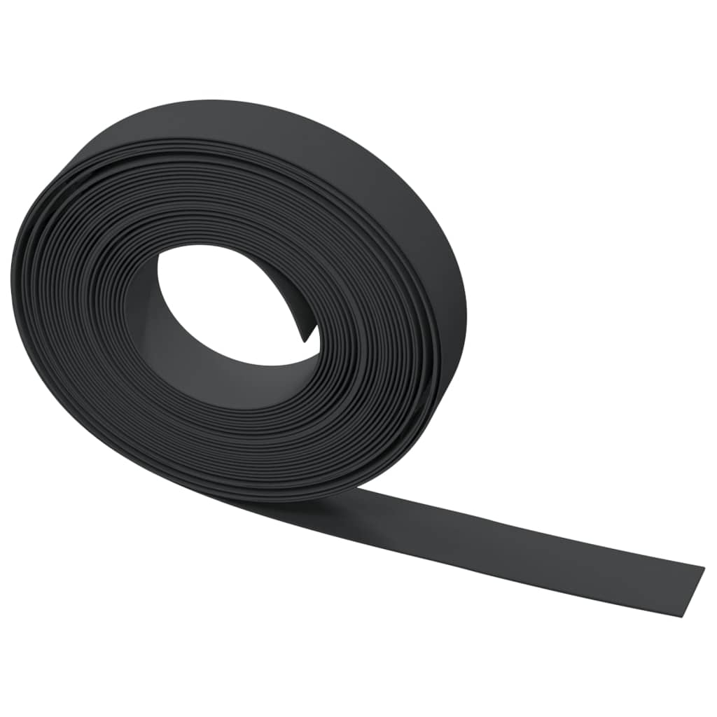 Bordature da Giardino 3 pz Nere 10 m 10 cm in Polietilene | homemem39