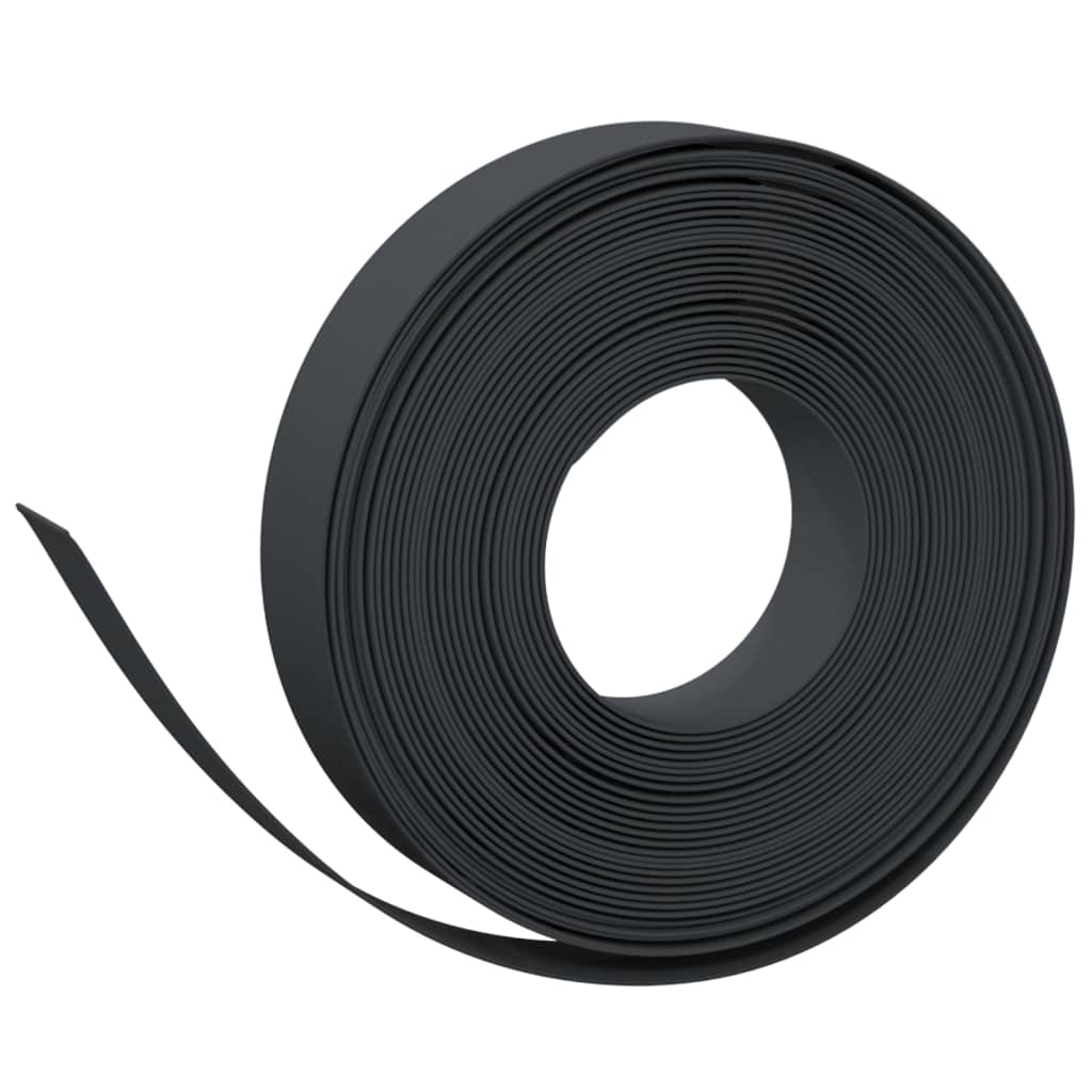 Bordature da Giardino 5 pz Nere 10 m 10 cm in Polietilene | homemem39