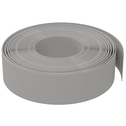 Bordature da Giardino 2 pz Grigie 10 m 15 cm in Polietilene - homemem39