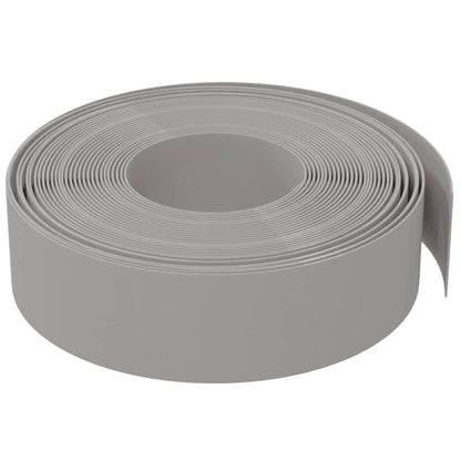 Bordature da Giardino 5 pz Grigie 10 m 15 cm in Polietilene - homemem39