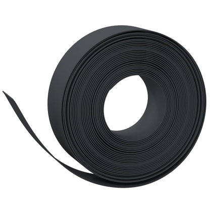 Bordature da Giardino 4 pz Nere 10 m 15 cm in Polietilene | homemem39