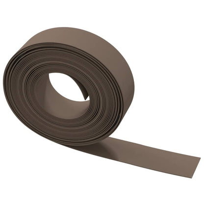 Bordature da Giardino 4 pz Marroni 10 m 15 cm in Polietilene | homemem39