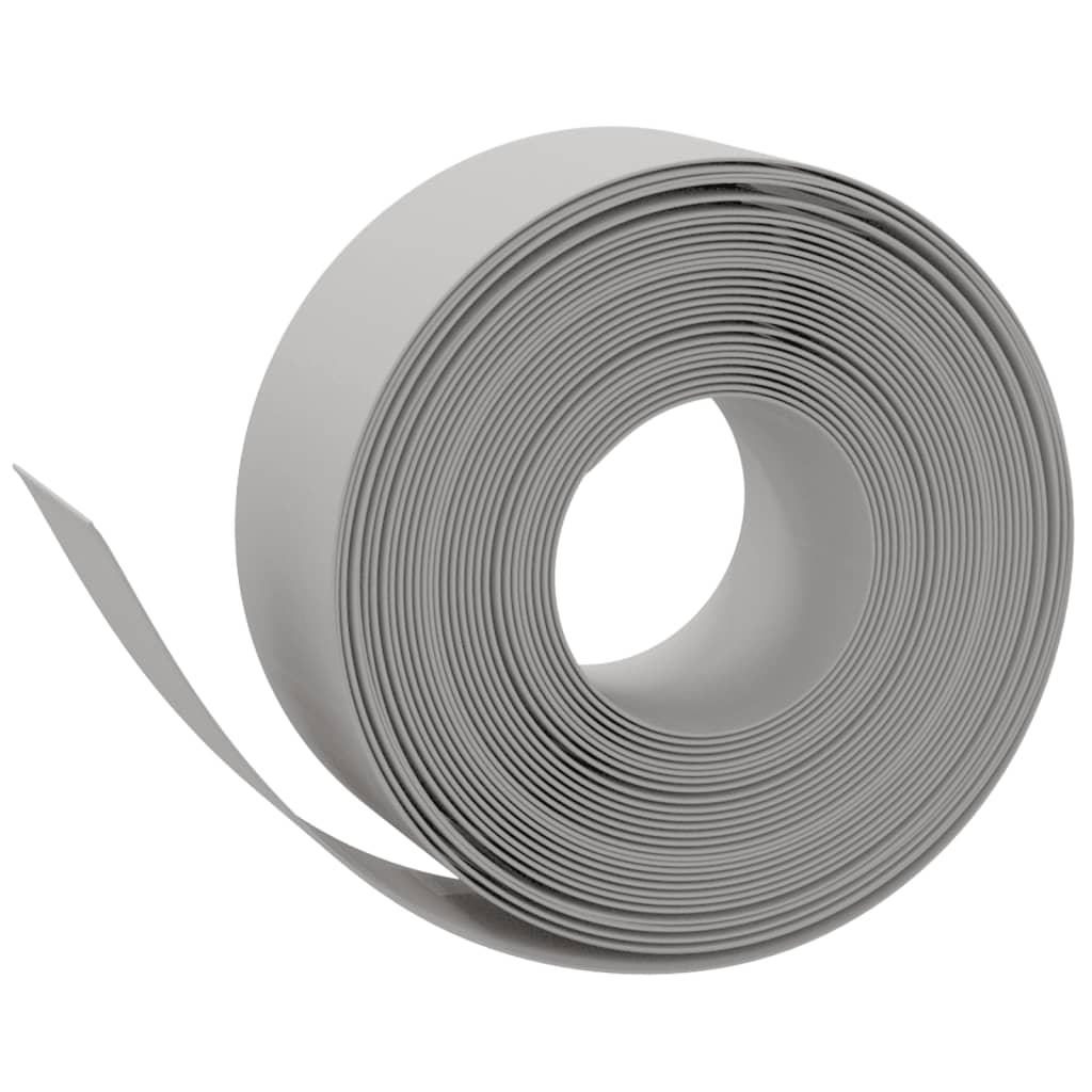 Bordature da Giardino 3 pz Grigie 10 m 20 cm in Polietilene | homemem39