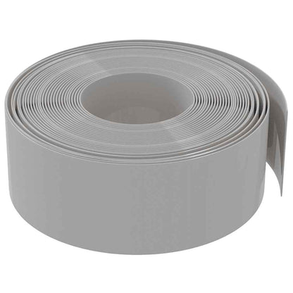 Bordature da Giardino 4 pz Grigie 10 m 20 cm in Polietilene | homemem39
