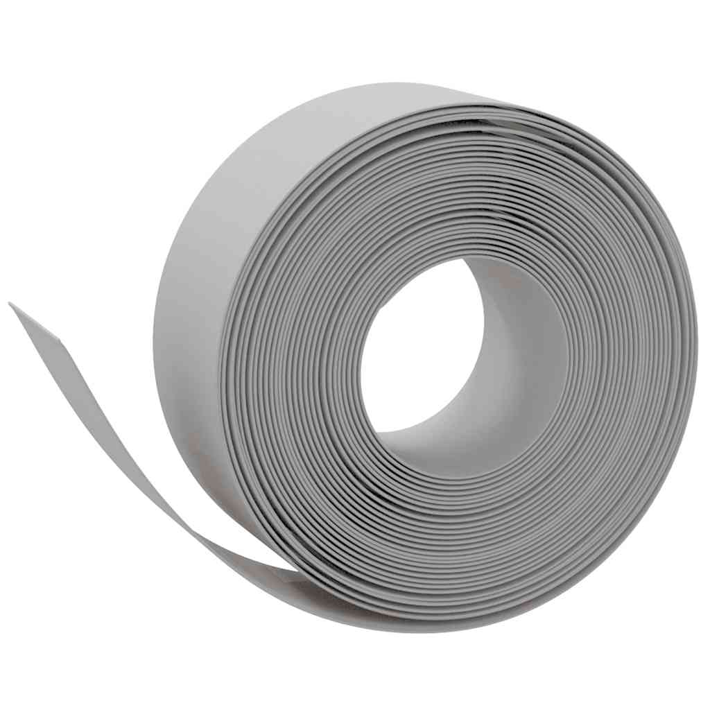 Bordature da Giardino 5 pz Grigie 10 m 20 cm in Polietilene | homemem39
