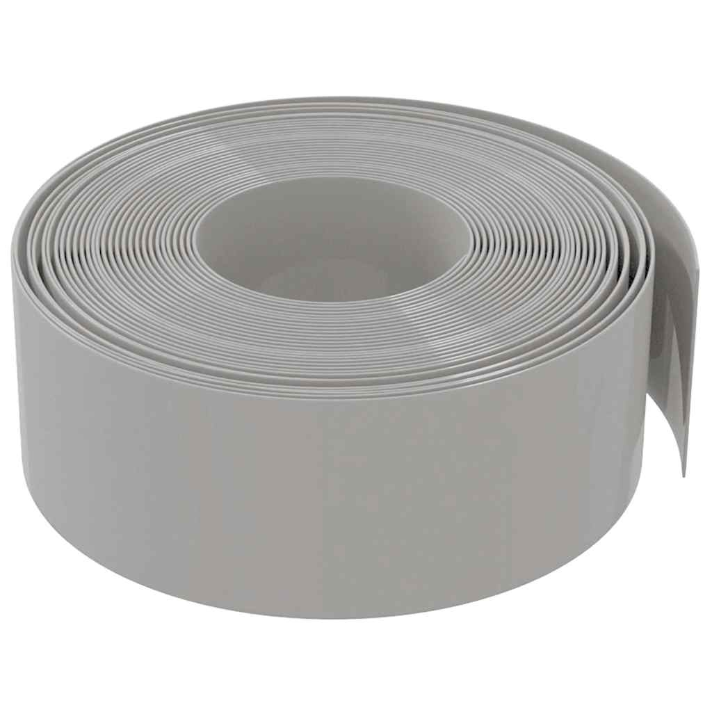 Bordature da Giardino 5 pz Grigie 10 m 20 cm in Polietilene | homemem39