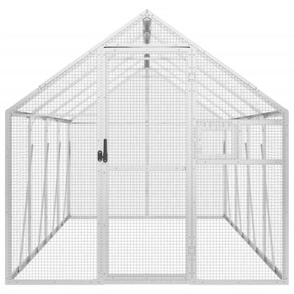 Voliera Argento 1,79x4x1,85 m in Alluminio | homemem39