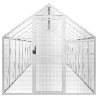 Voliera Argento 1,79x8x1,85 m in Alluminio | homemem39