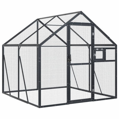 Voliera Antracite 1,79x2x1,85 m in Alluminio | homemem39