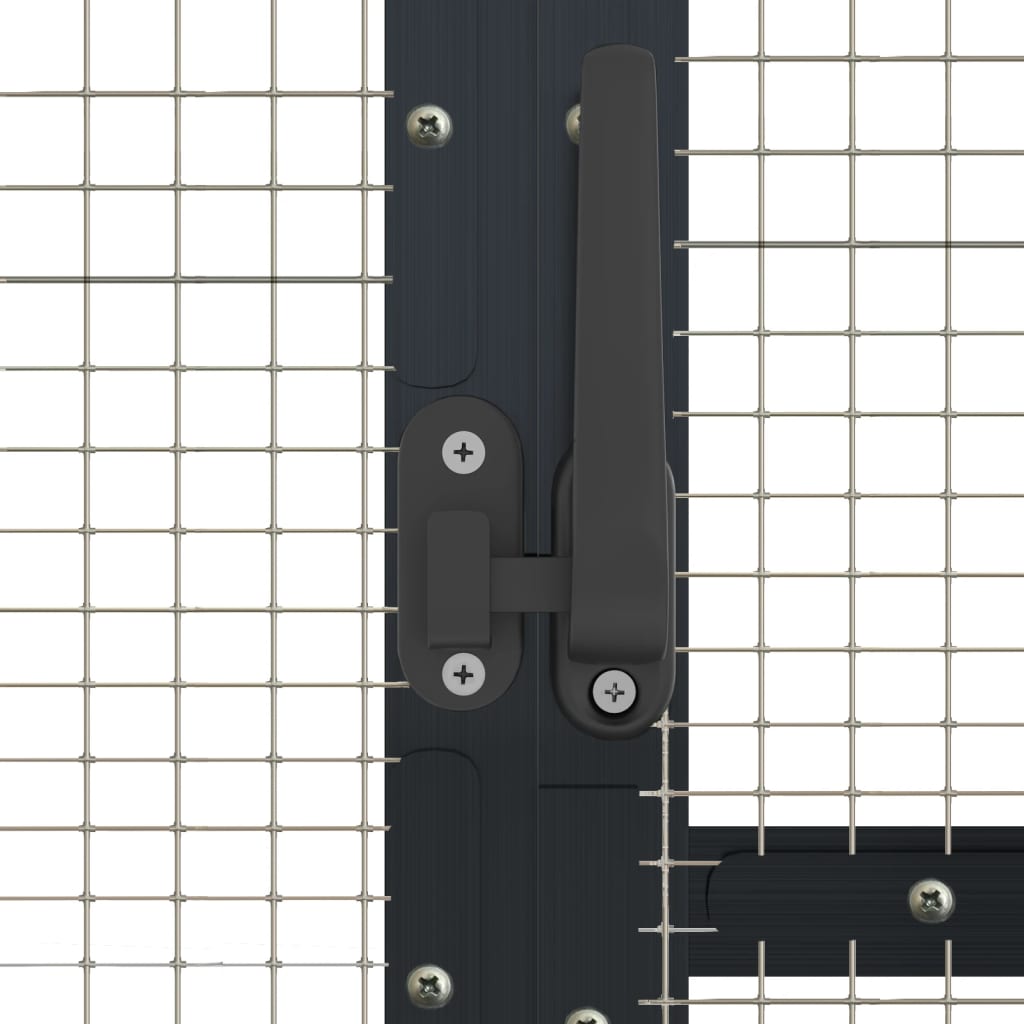 Voliera Antracite 1,79x2x1,85 m in Alluminio | homemem39