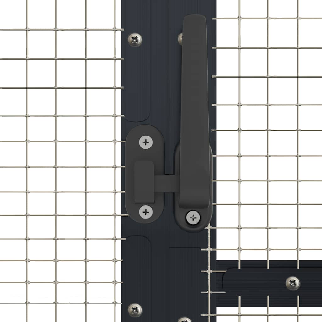 Voliera Antracite 1,79x3x1,85 m in Alluminio | homemem39