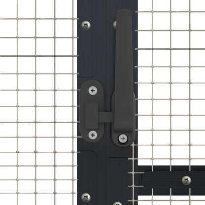 Voliera Antracite 1,79x4x1,85 m in Alluminio | homemem39