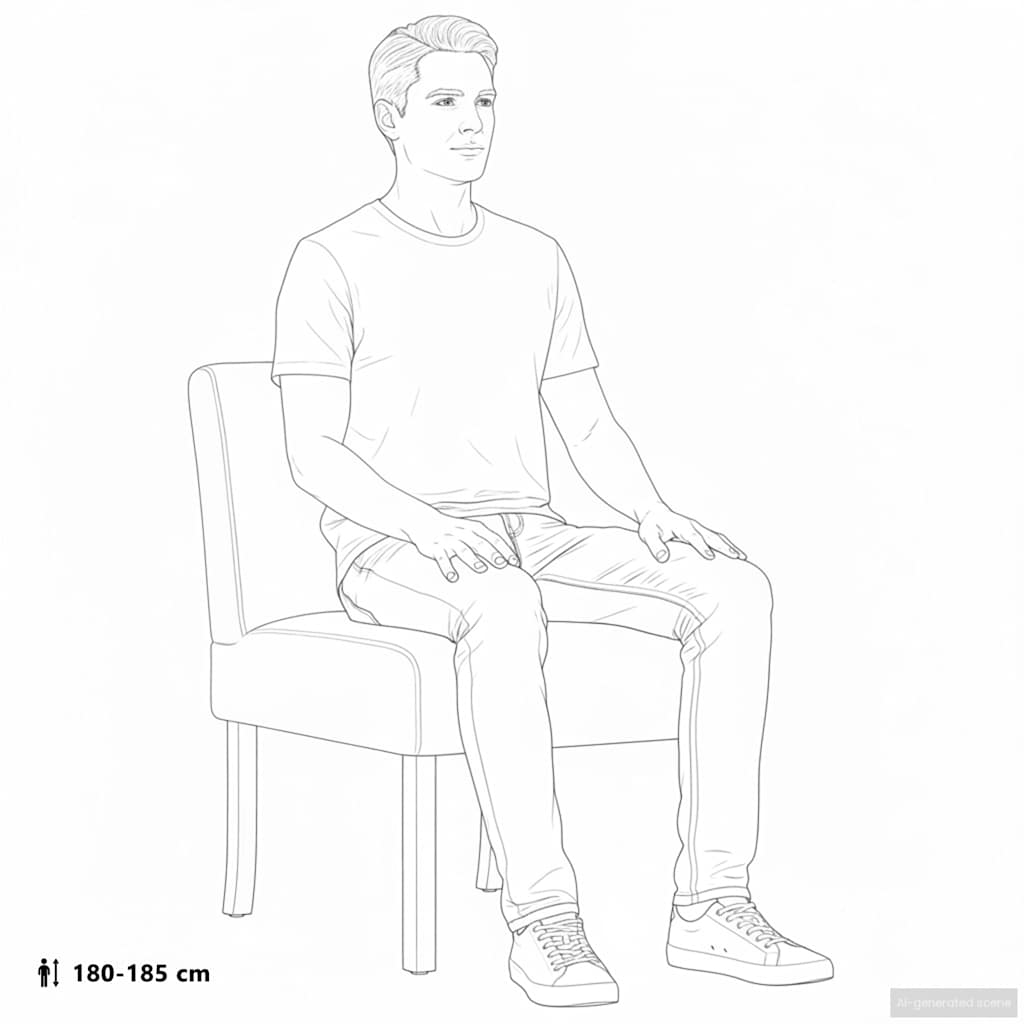 Sedia Pantofola in Tessuto Grigio Chiaro | homemem39