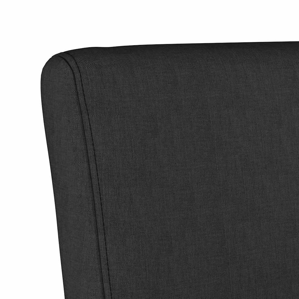 Sedia Pantofola in Tessuto Nero | homemem39