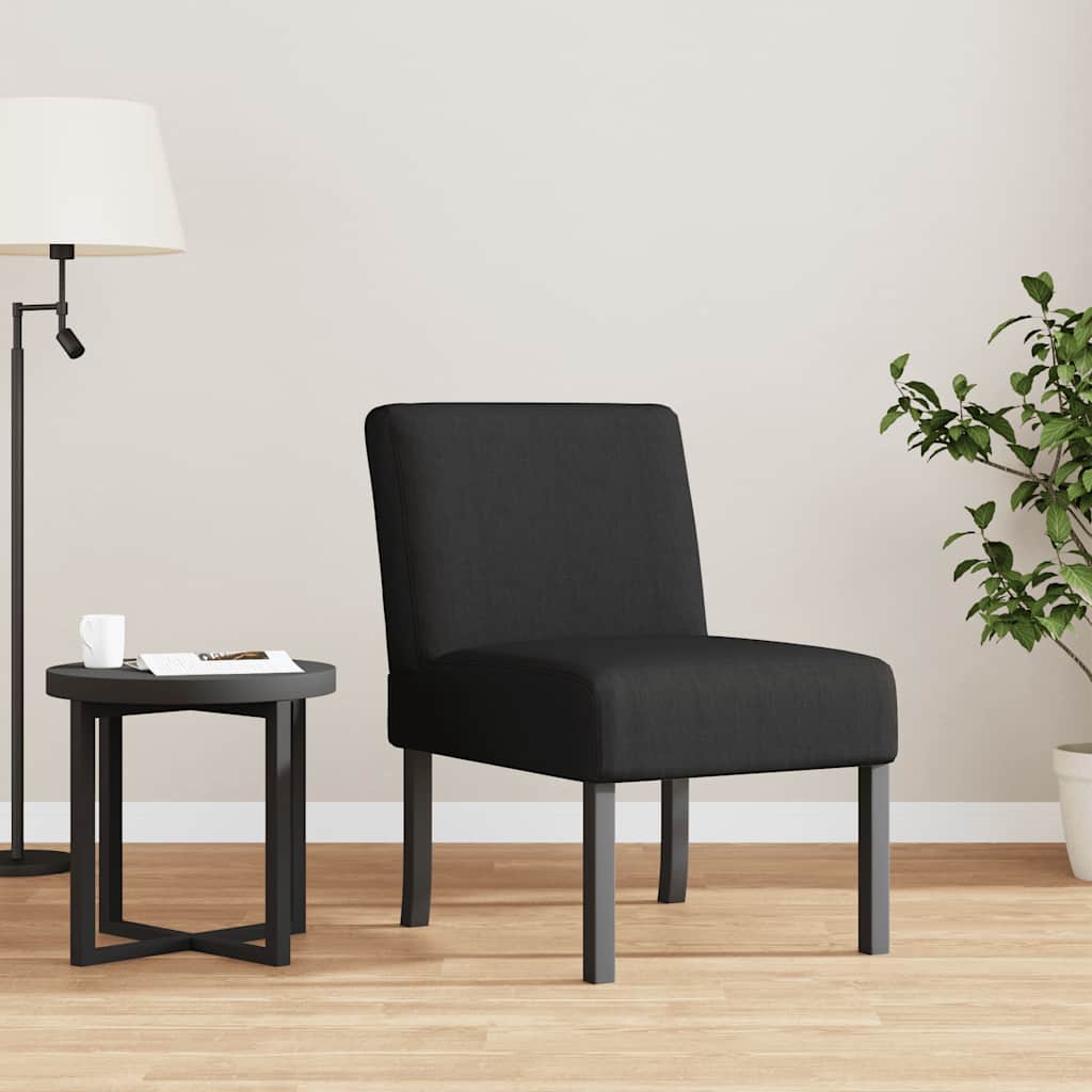 Sedia Pantofola in Tessuto Nero | homemem39