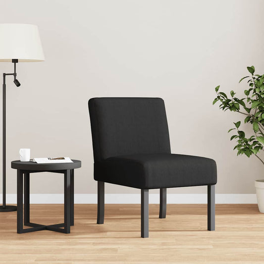 Sedia Pantofola in Tessuto Nero | homemem39