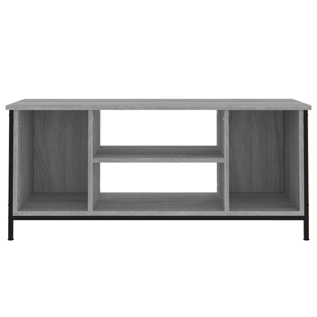 Mobile TV Grigio Sonoma 102x35x45 cm in Legno Multistrato