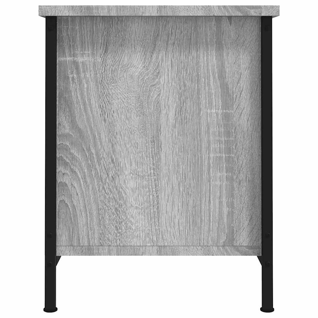Mobile TV con Ante Grigio Sonoma 60x35x45 cm Legno Multistrato | homemem39