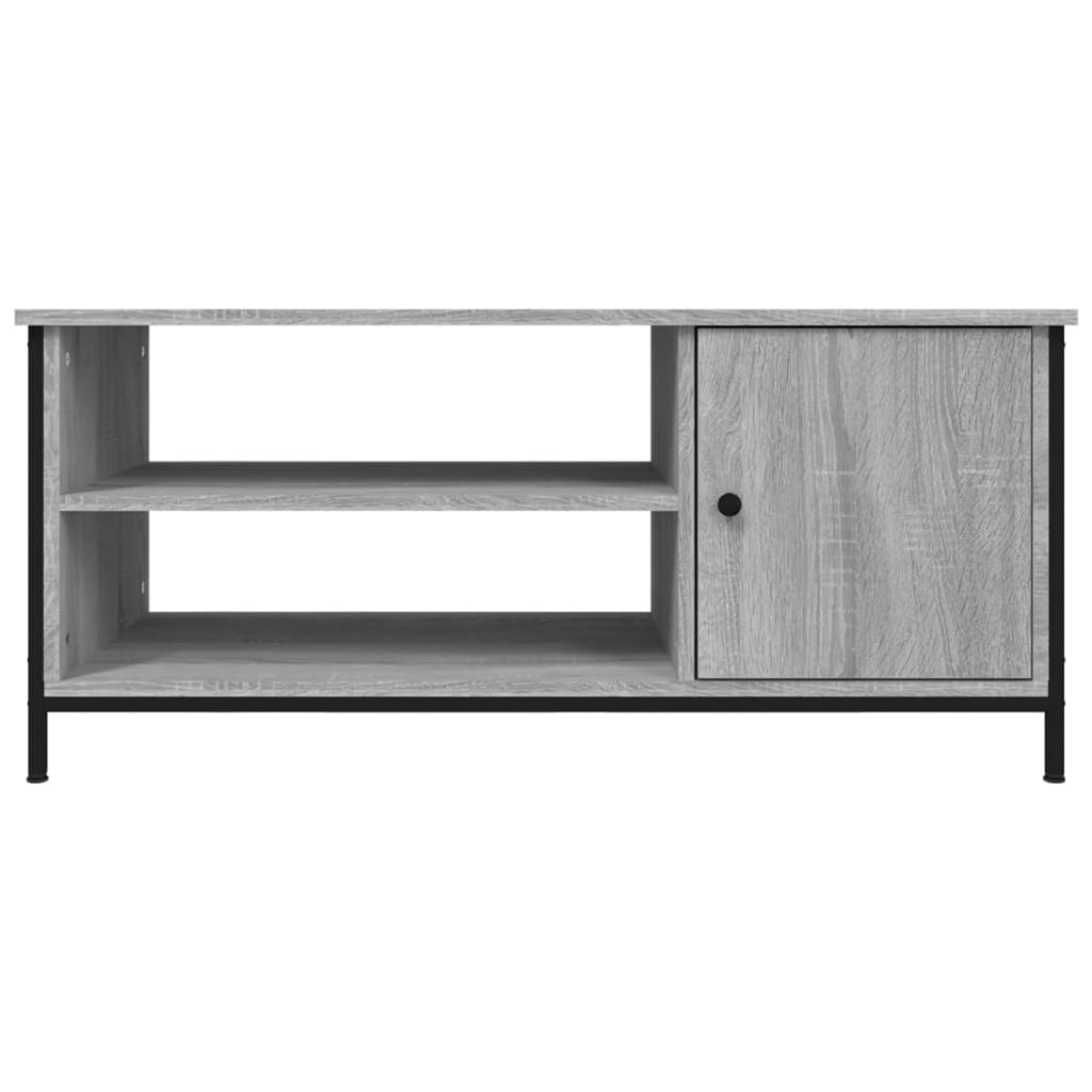 Mobile Porta TV Grigio Sonoma 100x40x45 cm in Legno Multistrato