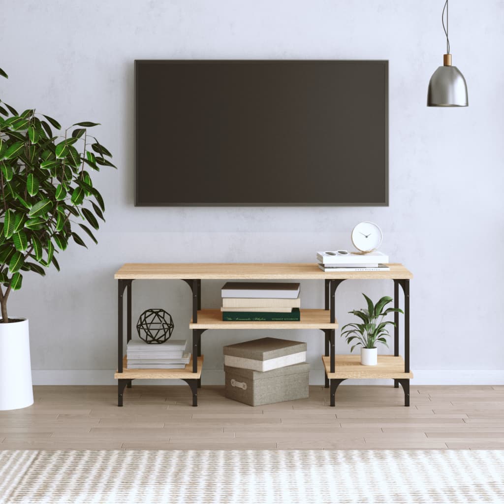Mobile Porta TV Rovere Sonoma 102x35x45,5 cm Legno Multistrato