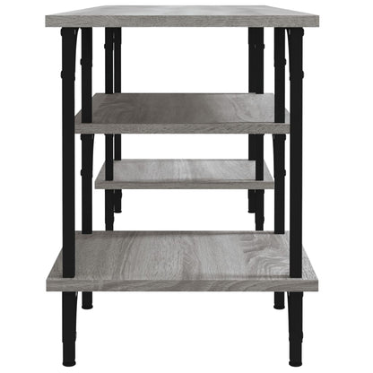 Mobile Porta TV Grigio Sonoma 102x35x45,5 cm Legno Multistrato