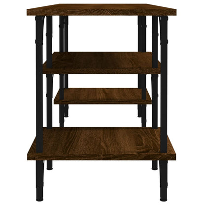 Mobile Porta TV Rovere Marrone 102x35x45,5 cm Legno Multistrato