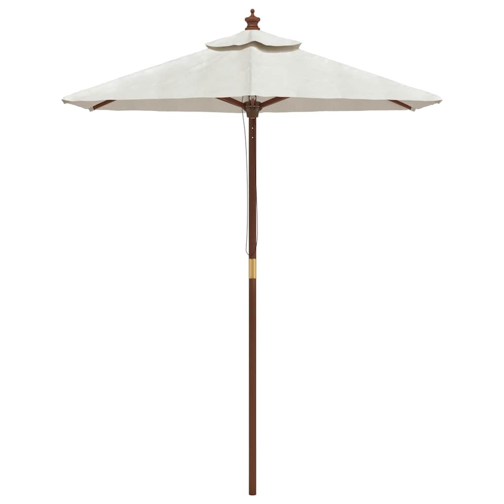 Ombrellone da Giardino con Palo in Legno Sabbia 196x231 cm | homemem39