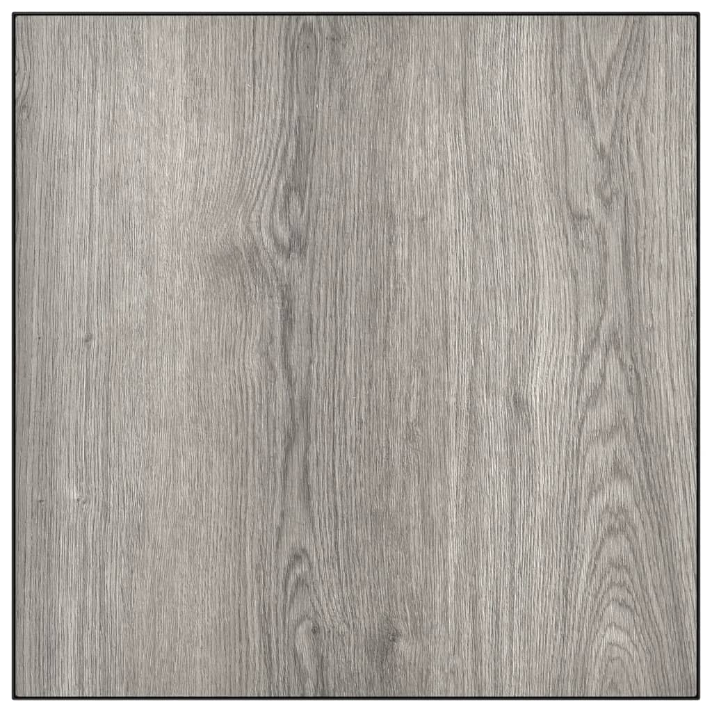 Tavolino da Giardino Grigio 55x55x31 cm DPC e Acciaio - homemem39