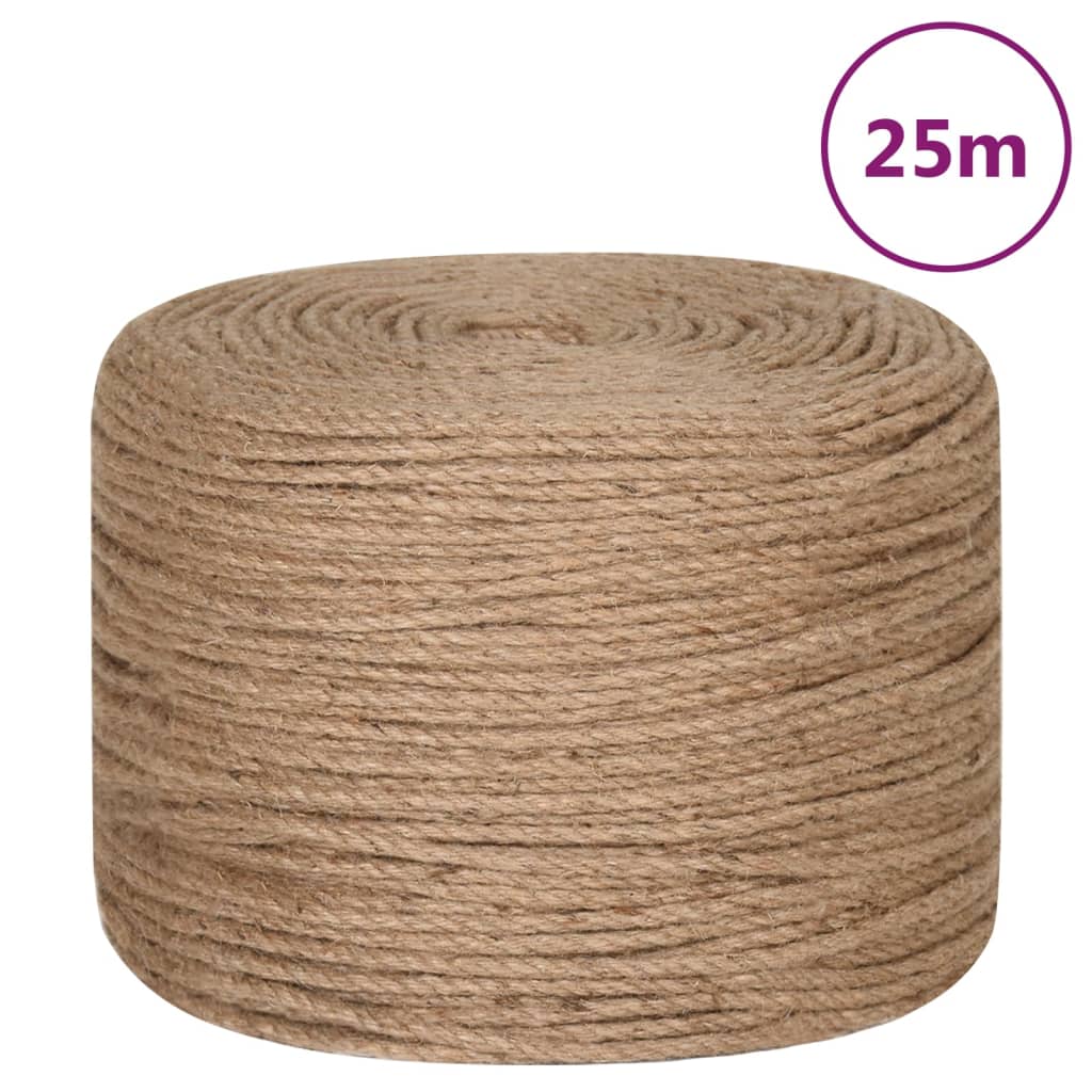 Corda in Juta Lunga 25 m Spessa 6 mm | homemem39