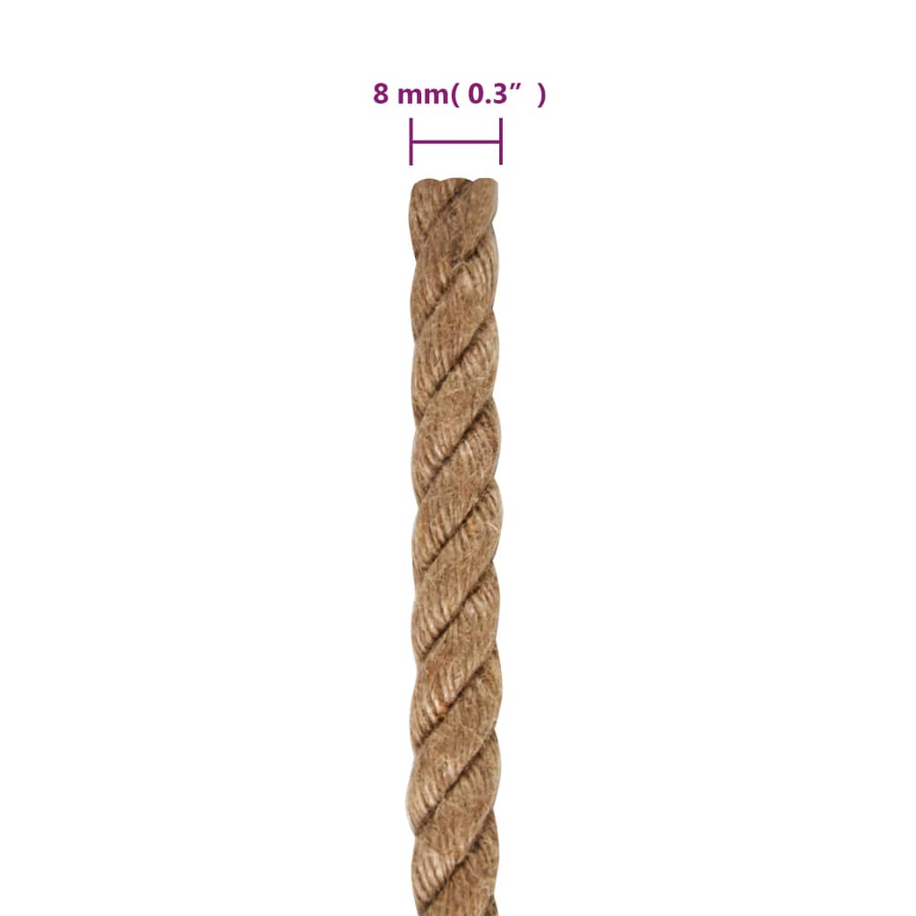 Corda in Juta Lunga 25 m Spessa 8 mm | homemem39