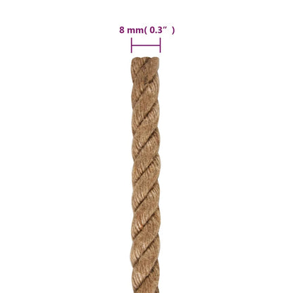 Corda in Juta Lunga 100 m Spessa 8 mm | homemem39